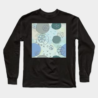 Snowflake Pattern Long Sleeve T-Shirt